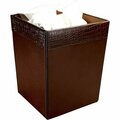 Dacasso Wastebasket, Crocodile, 14 Quart, 9-1/2inx9-1/2inx12in, BN DACA2003